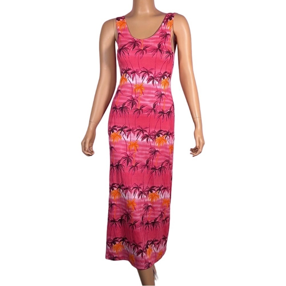Y2K HAWAIIAN POOL SIDE DRESS perfect bathing suit cover Barbie Core Pink like … - Picture 1 of 12